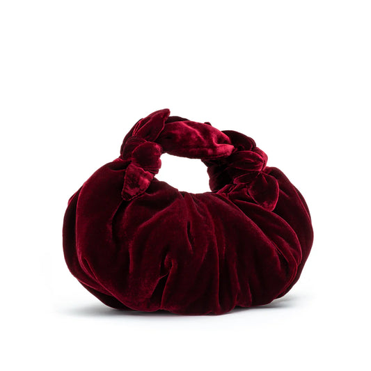 BERNATTA BAG:  VELVET WINE (MINI) (納期：12月中旬ごろ発送開始)