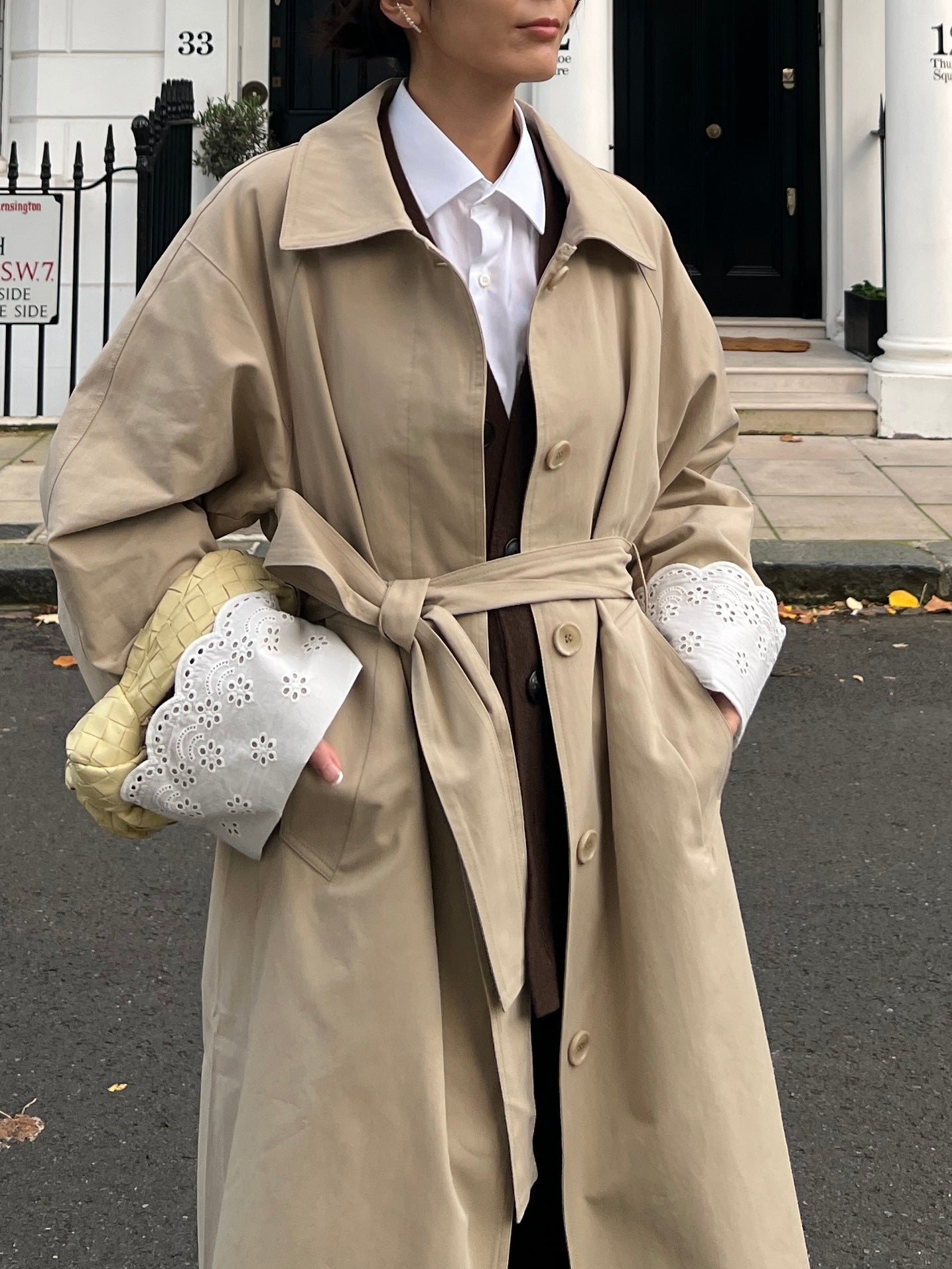 Lace Trench Coat（9月末〜10月上旬にかけて発送開始）