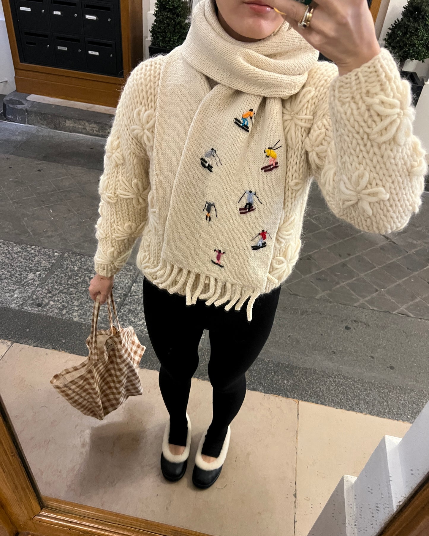 SKI SCARF (納期：1月下旬〜2月上旬までに発送開始)