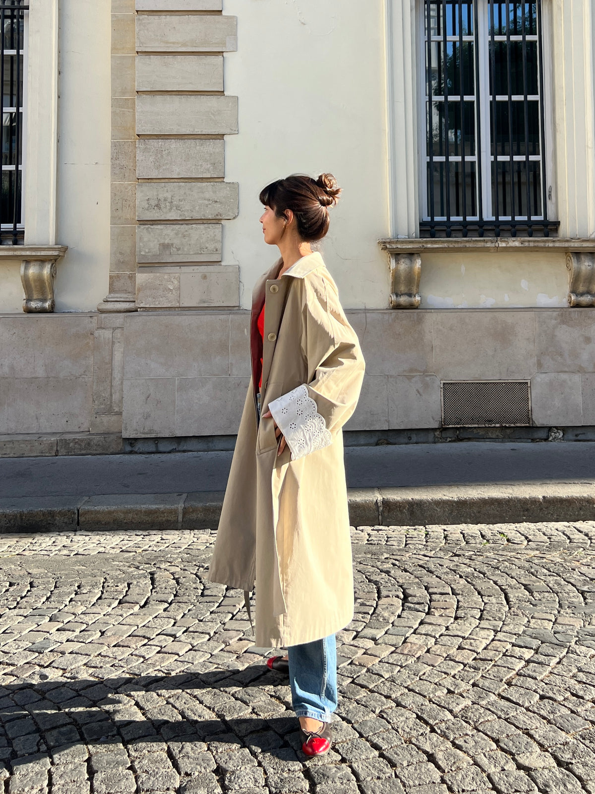 Lace Trench Coat（9月末〜10月上旬にかけて発送開始）