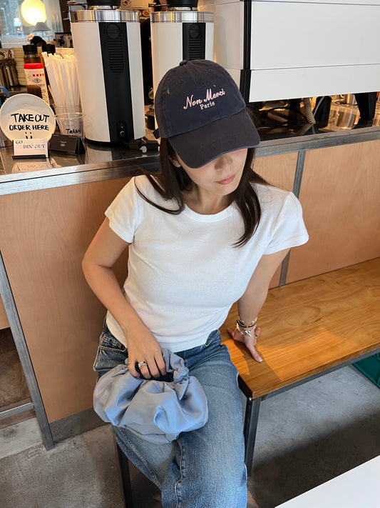 BERNATTA BAG: PALE BLUE (MINI)(納期：7月上旬〜中旬発送)