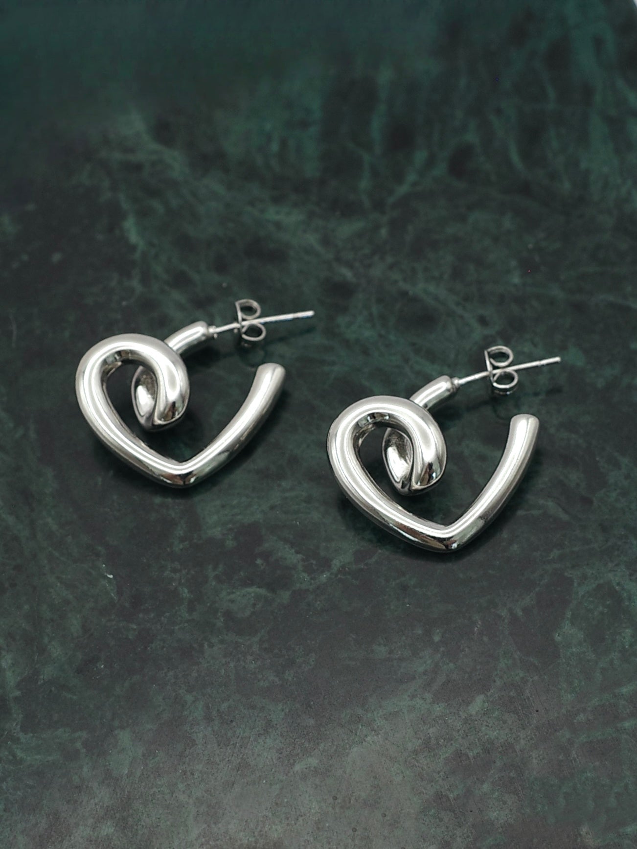【再販リクエスト】Mon Cœur Earring Palladium