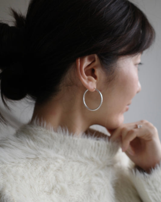 Silver Hoop Earring (2月下旬~3月上旬に発送)