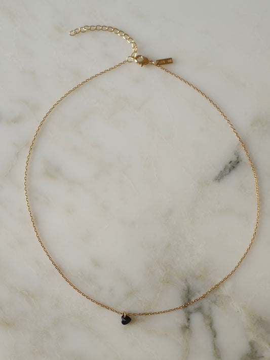 NECKLACE BLACK CRYSTAL（納期：7月下旬～8月上旬発送開始）