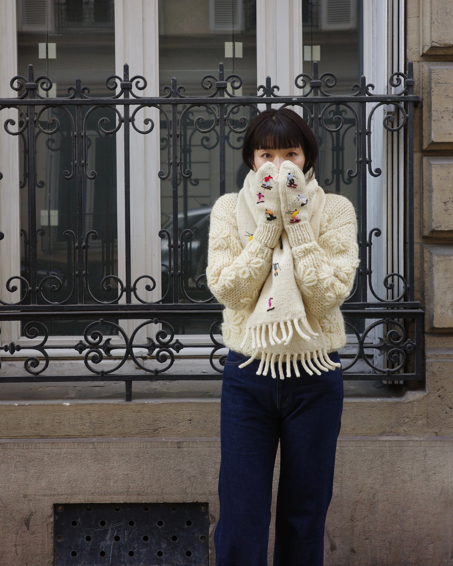 SKI SCARF (納期：1月下旬〜2月上旬までに発送開始)