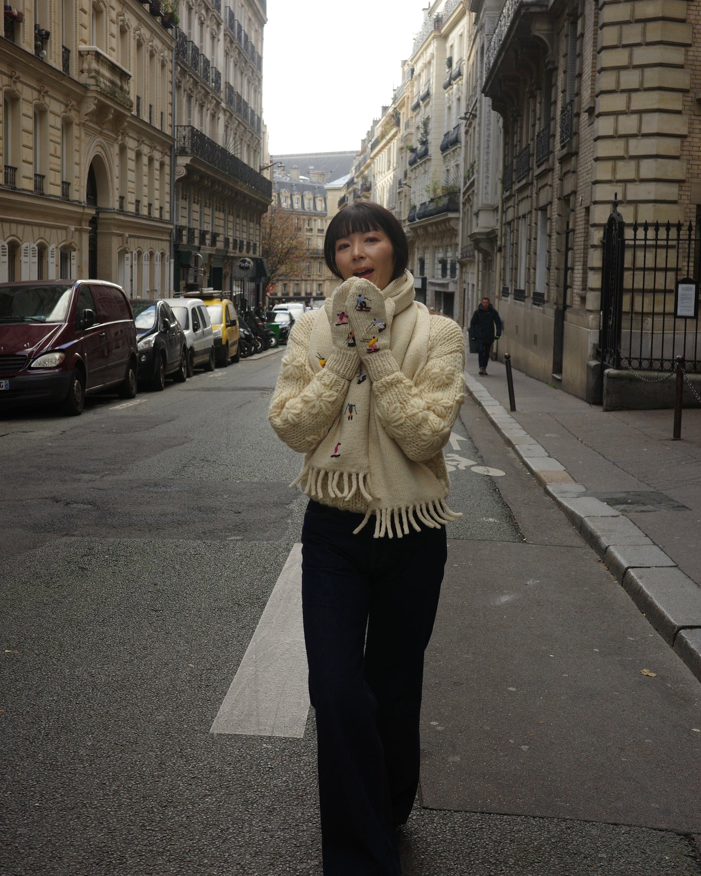 SKI SCARF (納期：1月下旬〜2月上旬までに発送開始)