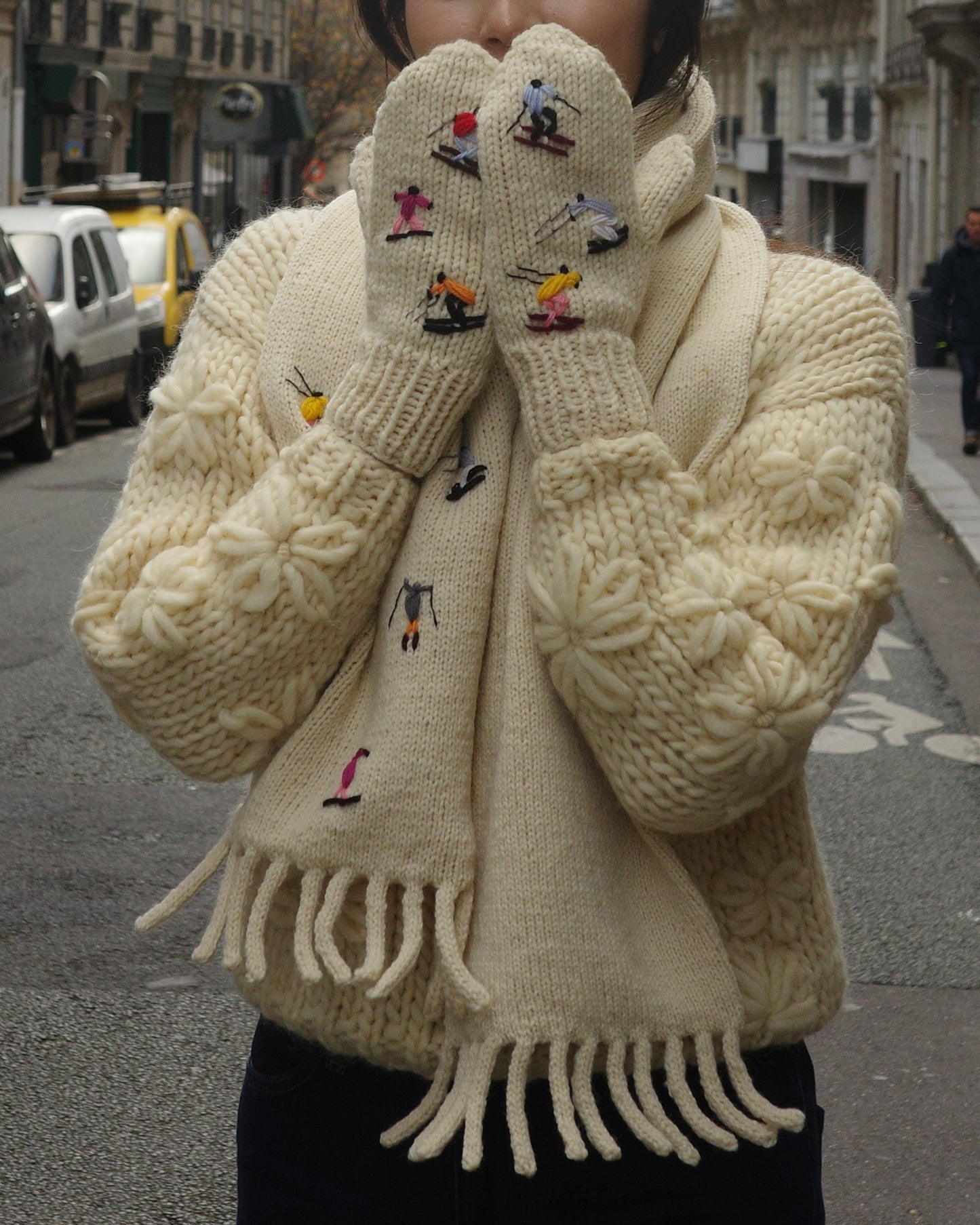 SKI SCARF (納期：1月下旬〜2月上旬までに発送開始)