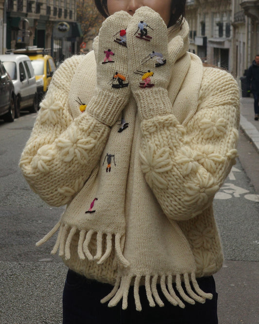 SKI SCARF (納期：1月下旬〜2月上旬までに発送開始)