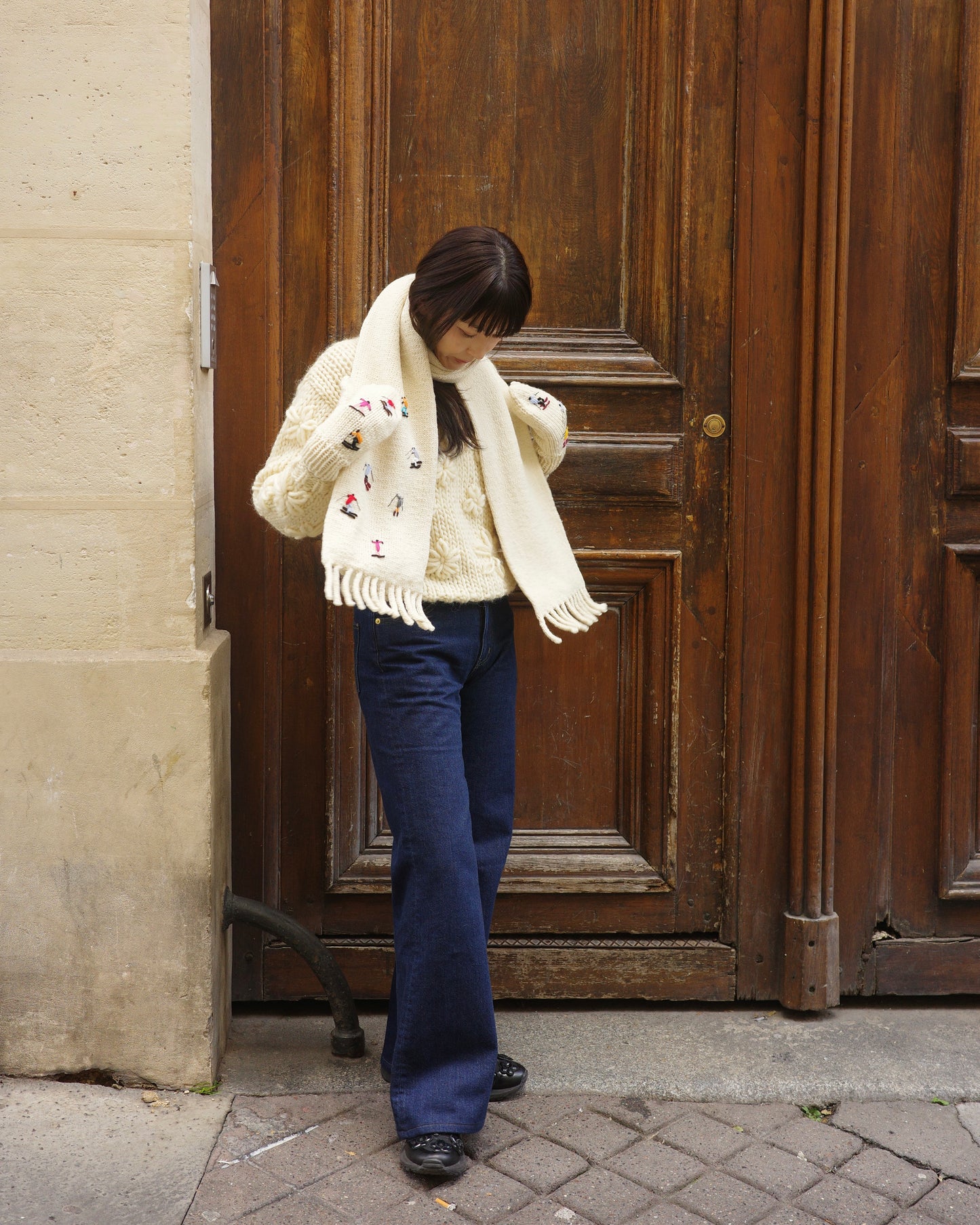 SKI SCARF (納期：1月下旬〜2月上旬までに発送開始)