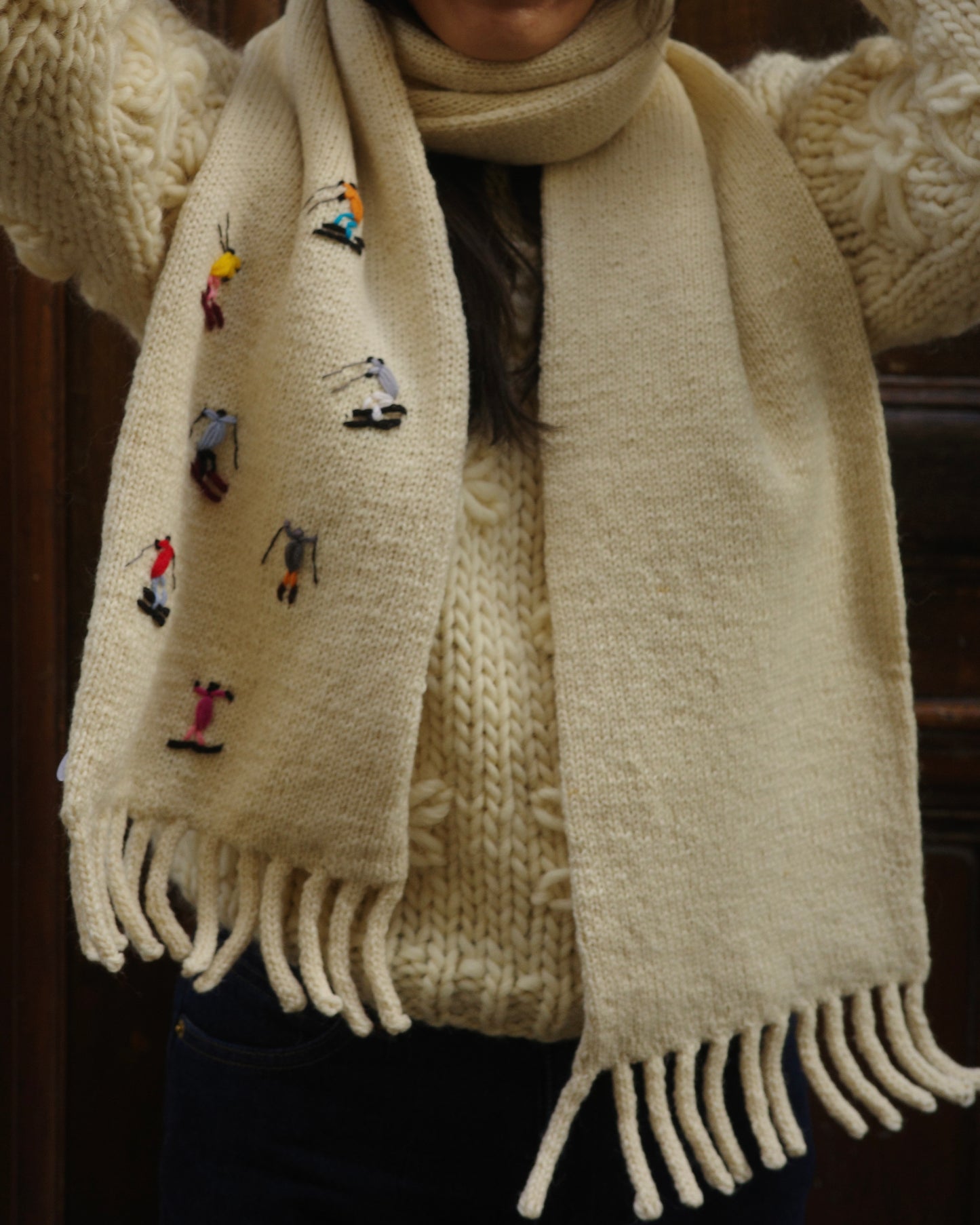 SKI SCARF (納期：1月下旬〜2月上旬までに発送開始)