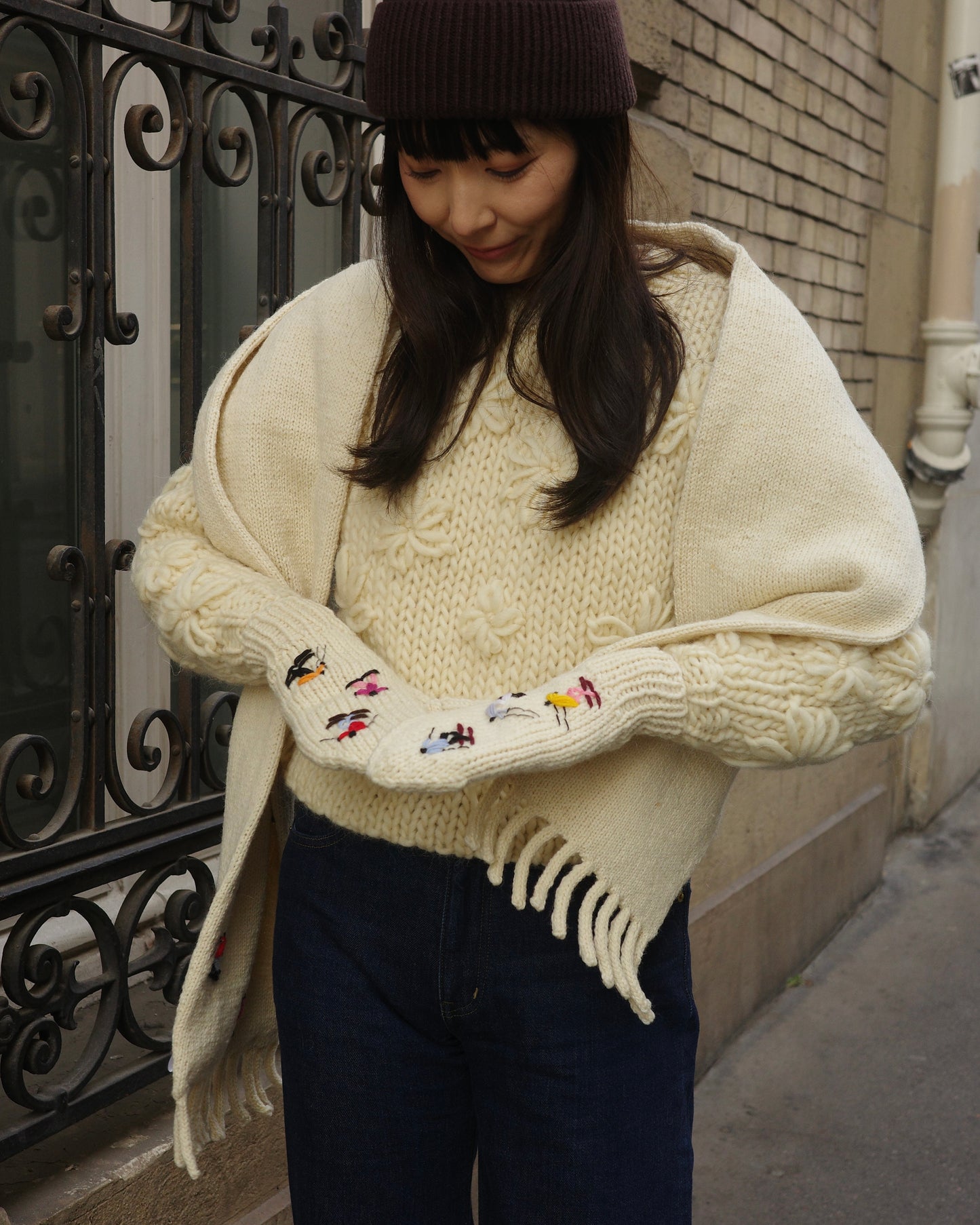 SKI MITTEN (納期：1月下旬〜2月上旬までに発送開始)