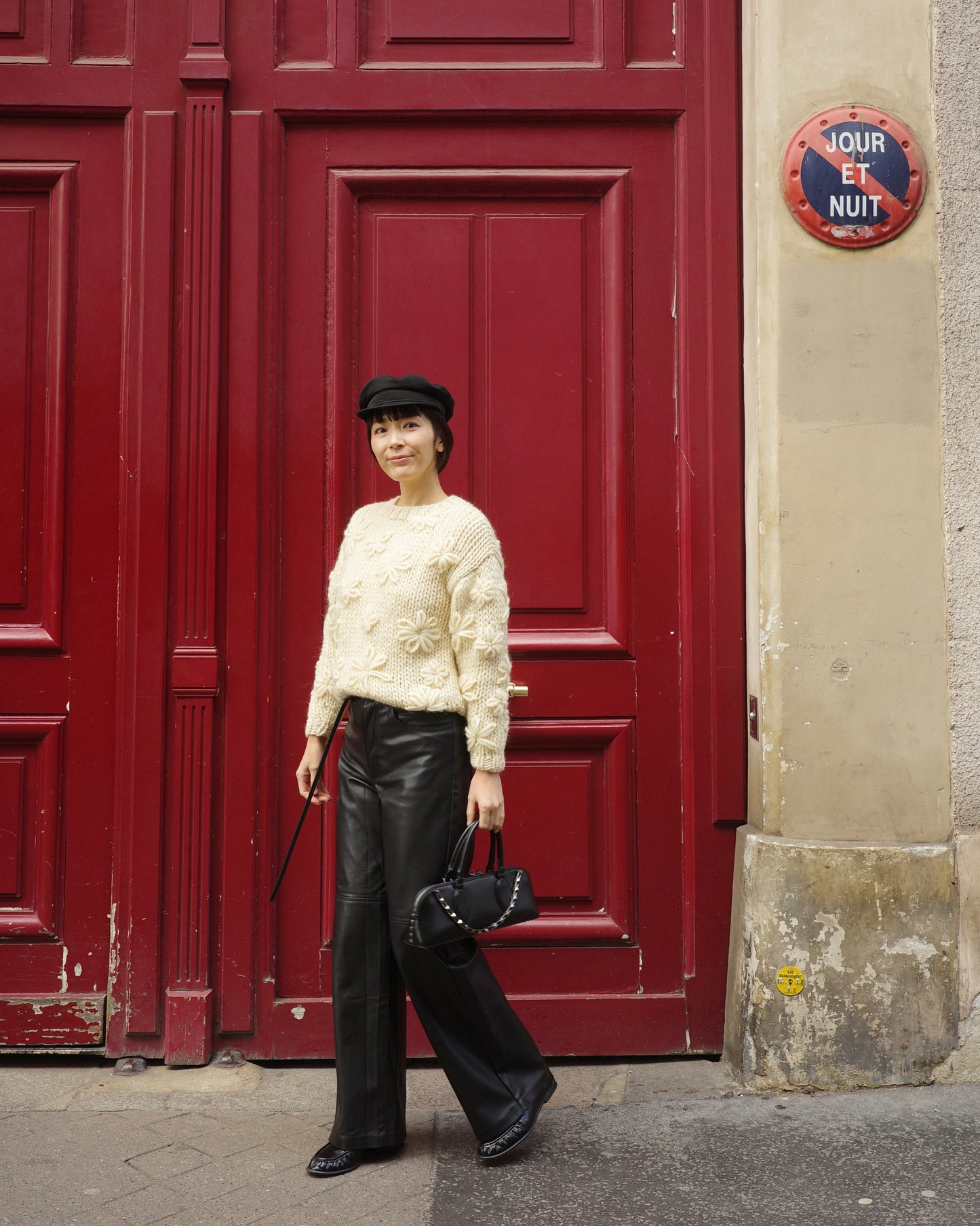 FLOWER SWEATER (納期：1月下旬〜2月上旬にまでに発送開始)